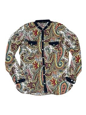 ZARA Trafaluc Collection Paisley/Floral Top